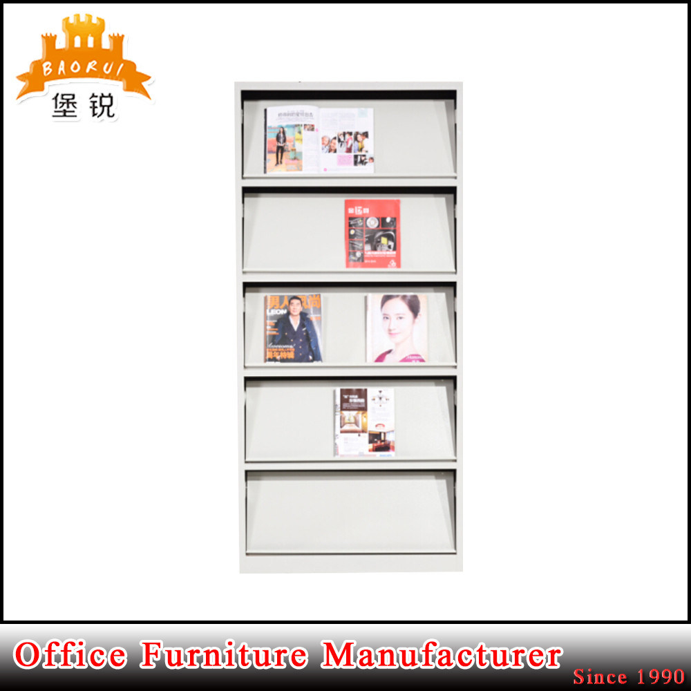 Jas-067 School Equipment High Quality Metal Storage Magazine Rack / Book Rack