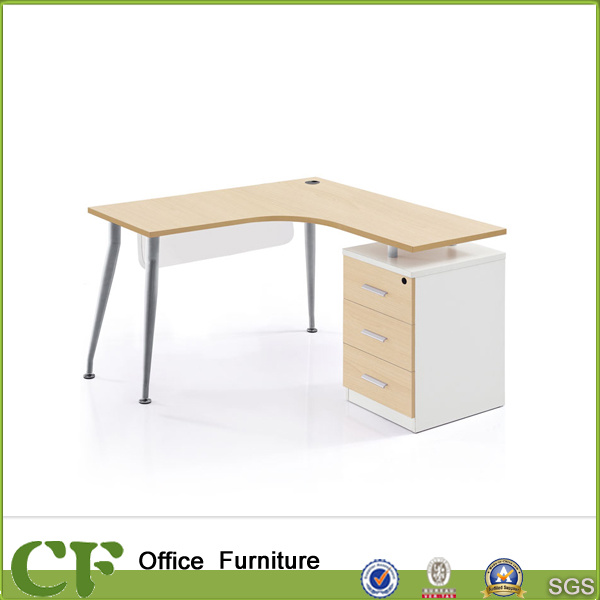 CF 25mm Melamine Material L-Shape Director Office Table