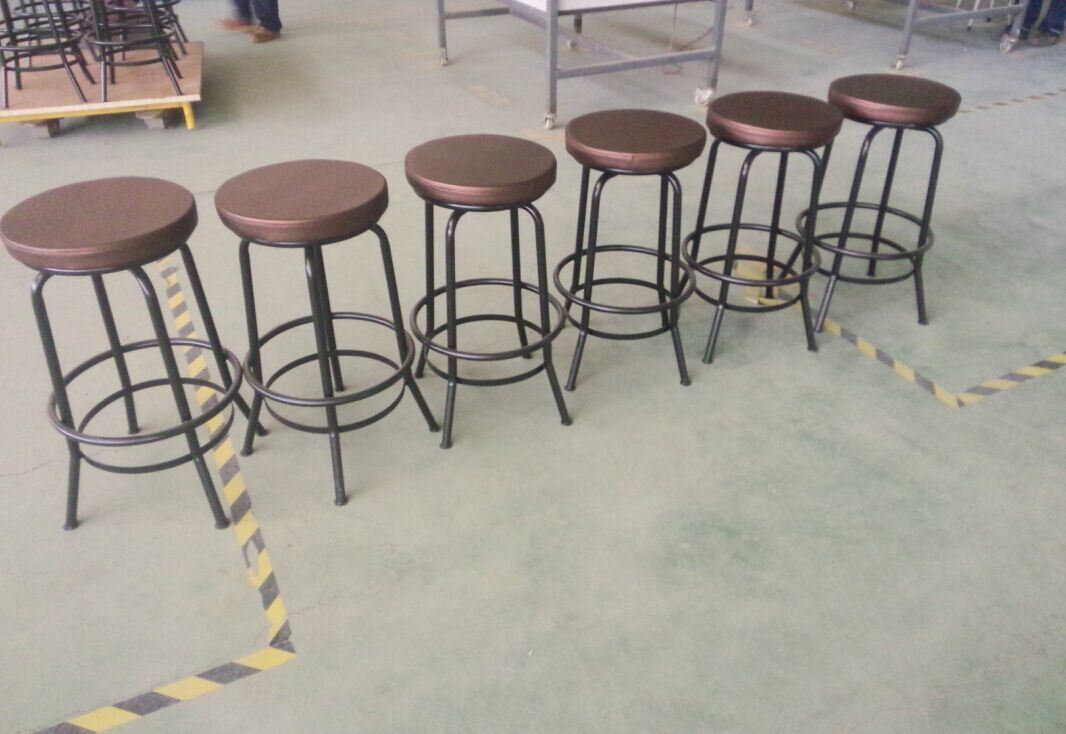 Unique Design Durable Antique Metal Industrial Bar Stools