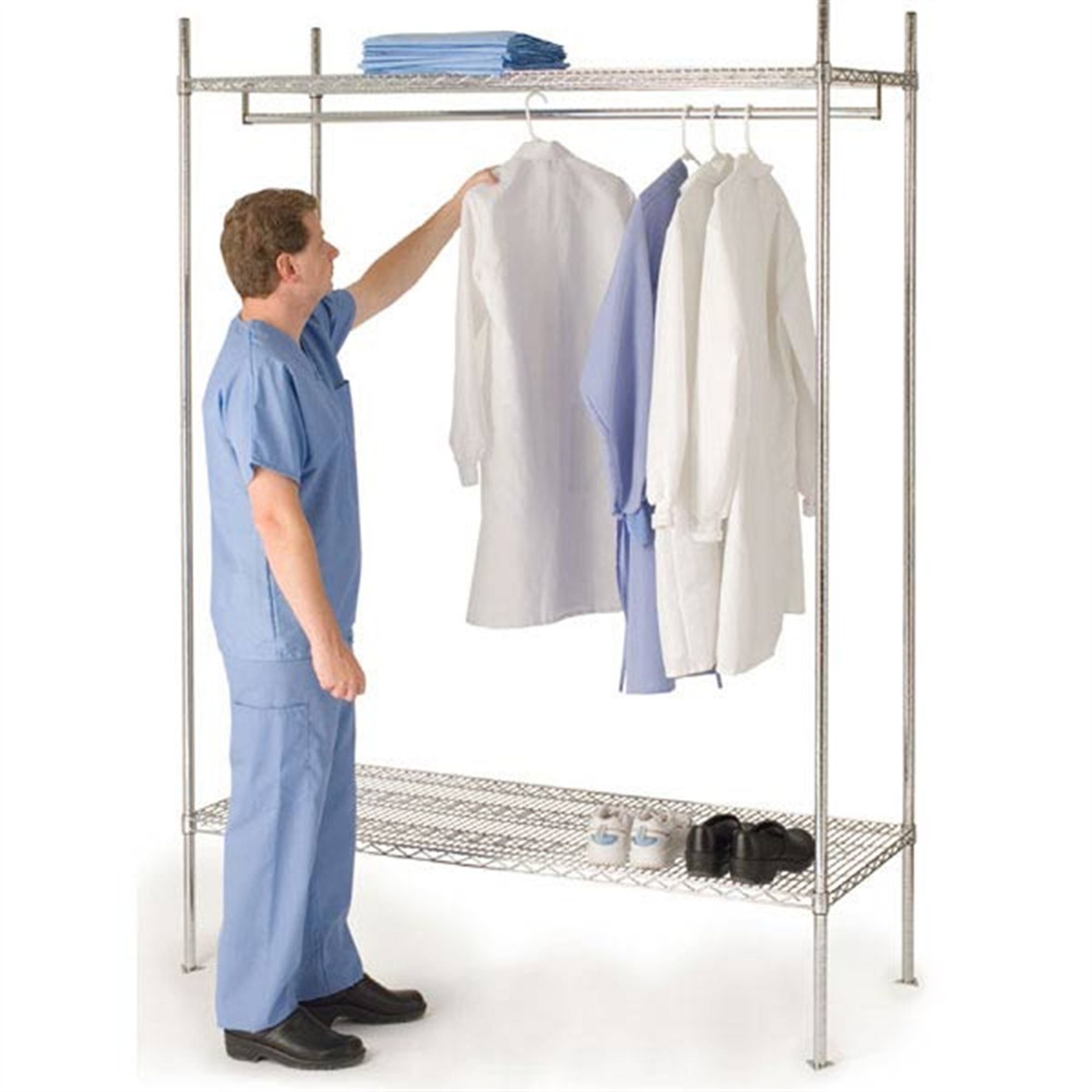 NSF Easliy Clean Metal Wire Shelving for Hospital Dressing Rooms