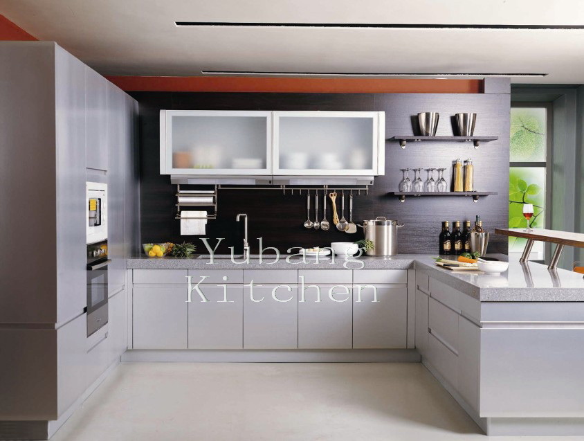 Baked Paint Kitchen Cabinet (M-L72)