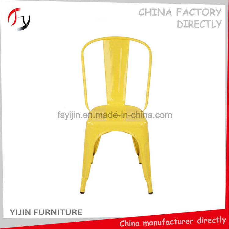 Good Quality and Good Price Yellow Iron Furniture Chair (TP-31)