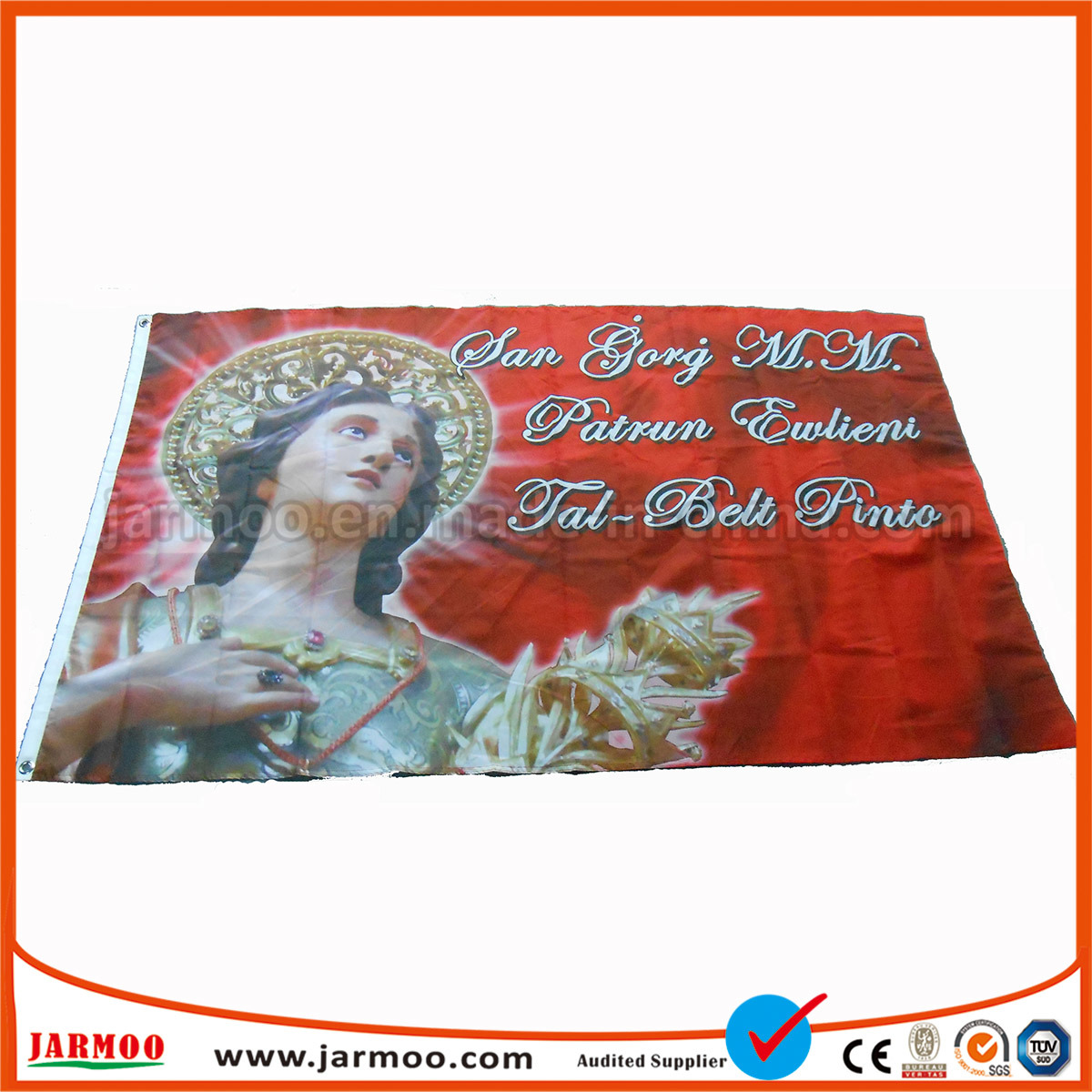 Outdoor Digital Printing Church Decoration Flag