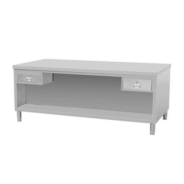 Stainless Steel Cabinet with Two Drawer