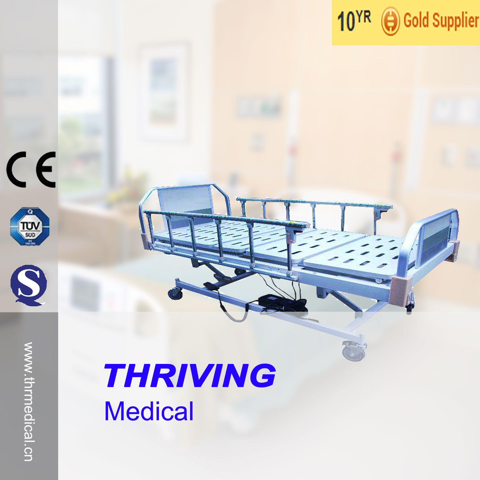 Thr-Eb327 3-Function Platform Electric Hospital Bed