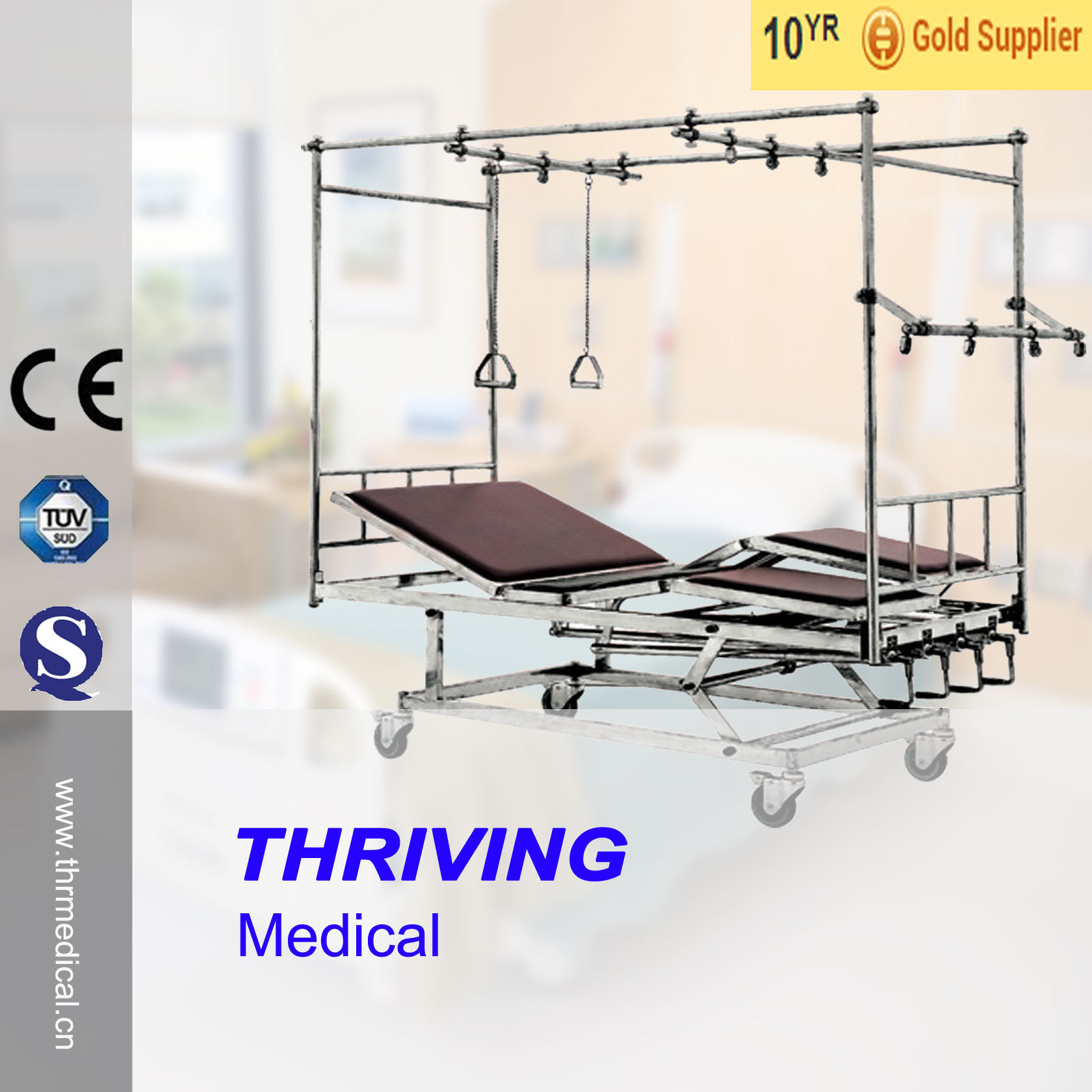 Stainless Steel Multi-Function Orthopaedics Bed