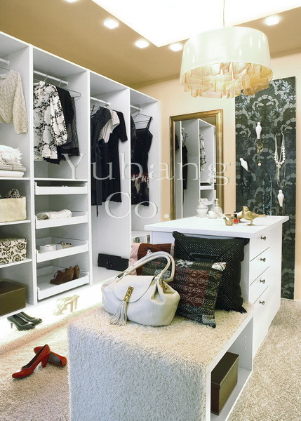 Plywood Walk in Closet Organizer (Walk in closet) (BF17)