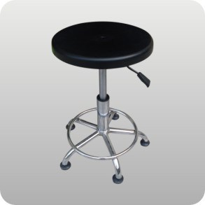 Anti - Static Plastic Lift Round Stool