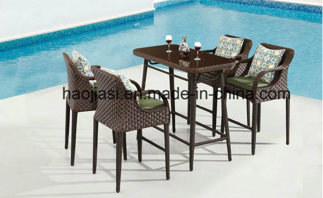 Outdoor /Rattan / Garden / Patio/ Hotel Furniture Rattan Chair & Table Set (HS 1629BC &HS 7213ADT)