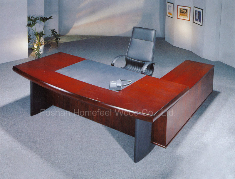 Luxury L Shape Manager Table Office Furniture (HF-LTA0087)