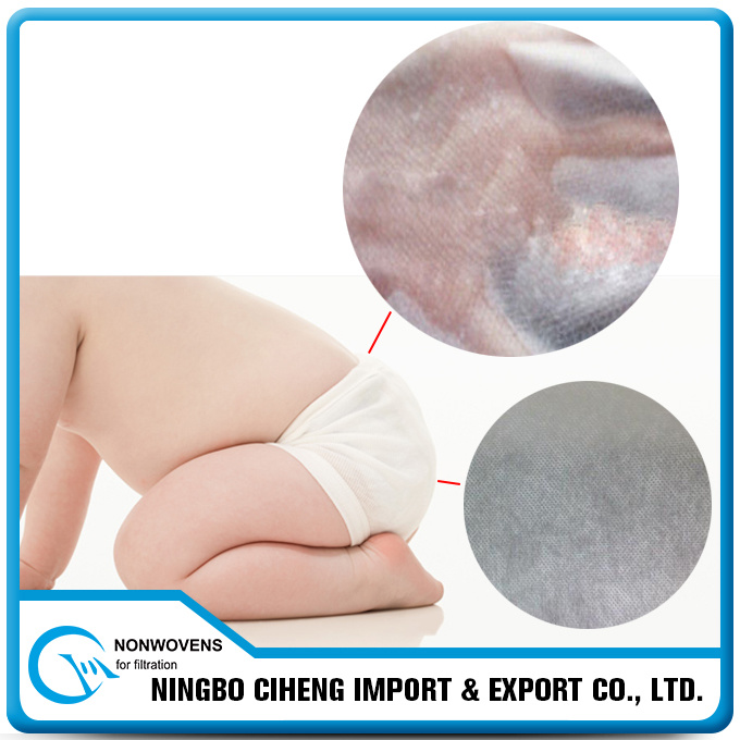 Chinese PP Nonwoven Cover Wholesale Disposable Baby Diaper Raw Material