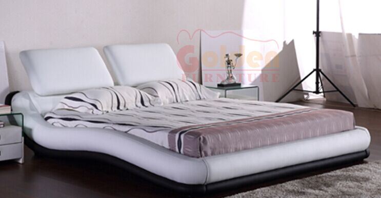 New Design Soft Leather Beds Model G1059#