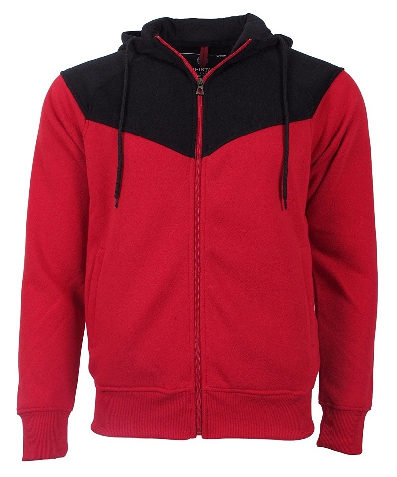 Customize Men's Fashion Outdoors Sport Running Zipper-up Cotton Hoodie