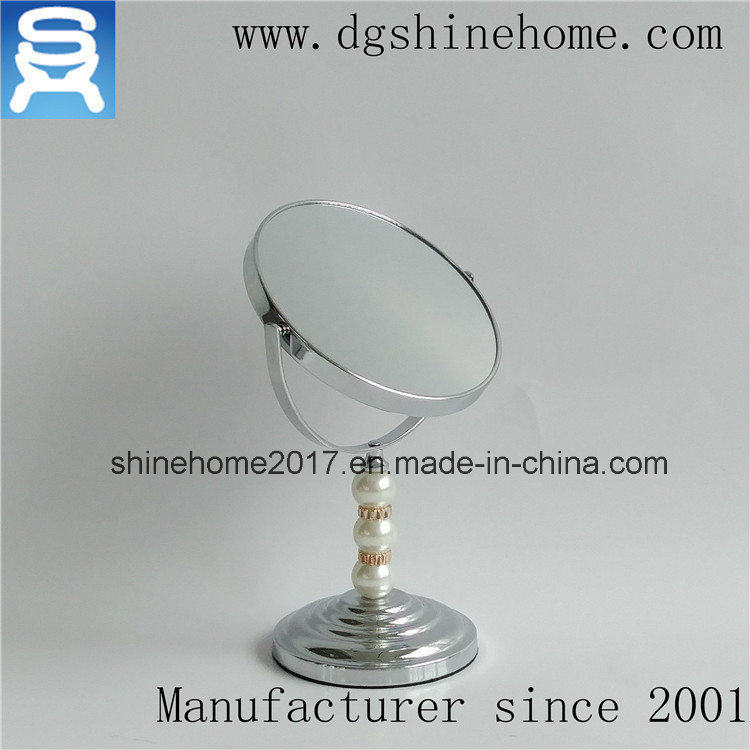 Standing up Bathroom Mirror 5X Magnifying Mirror for Beauty Make up