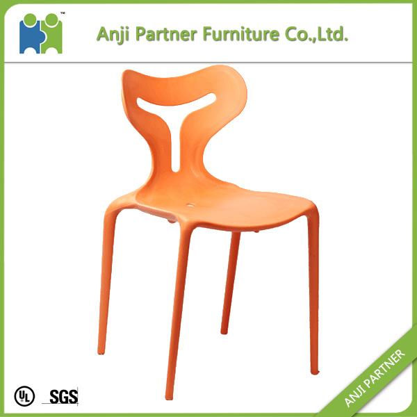 Orange Light Color Modern Plastic Material Leisure Chair (Sultana)