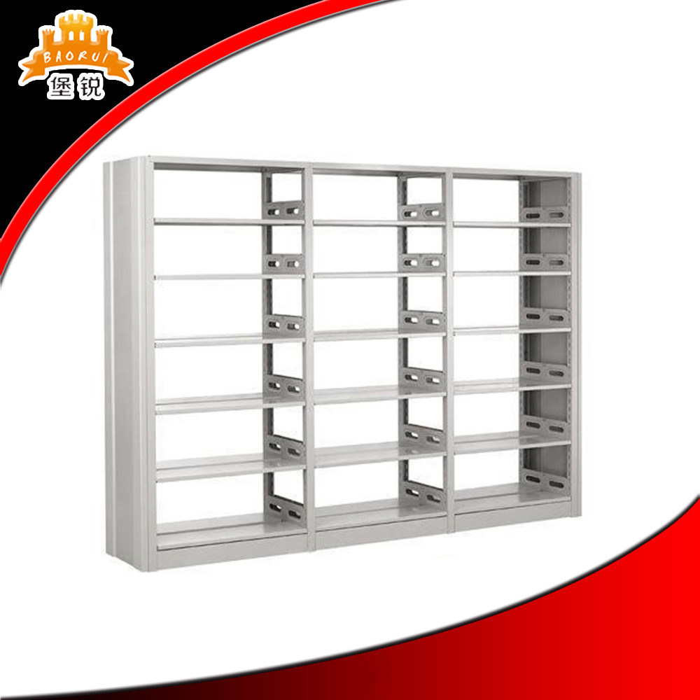 School Library Use Customized Steel Double Column Bookshelf