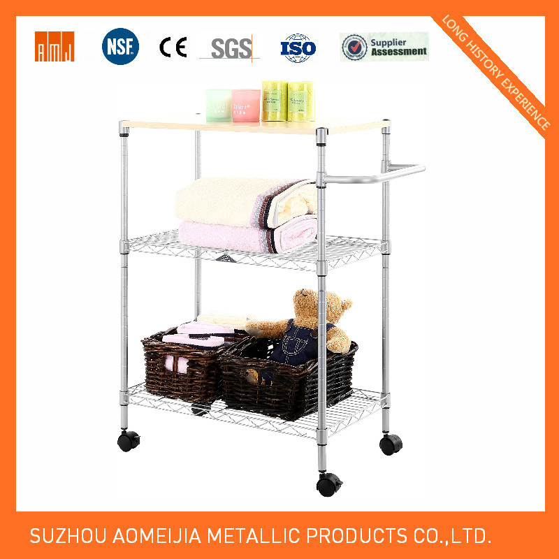 Metal Wire Display Exhibition Storage Shelving for Latvia Shelf