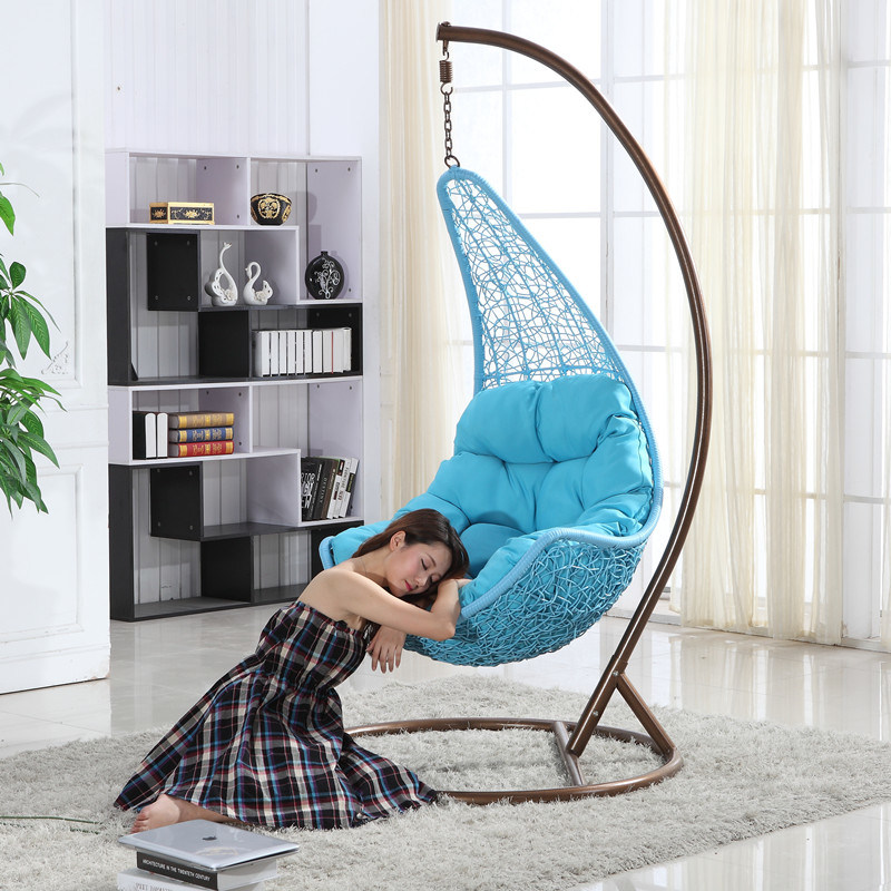 Garden Hanging Egg Chair Outdoor Rattan Swing / Wicker Swing Furniture (D018)