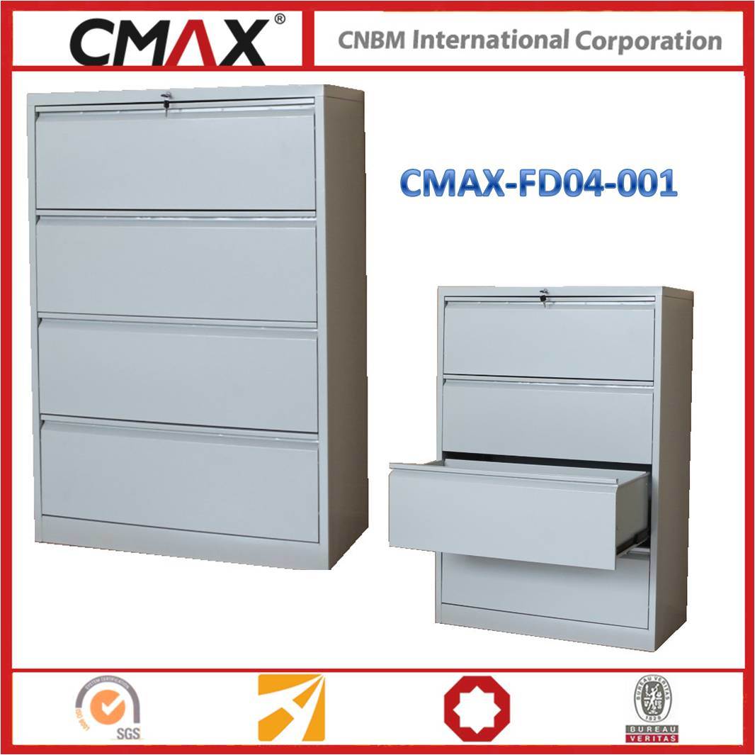 4 Drawer Lateral Filing Cabinet Cmax-Fd04-001