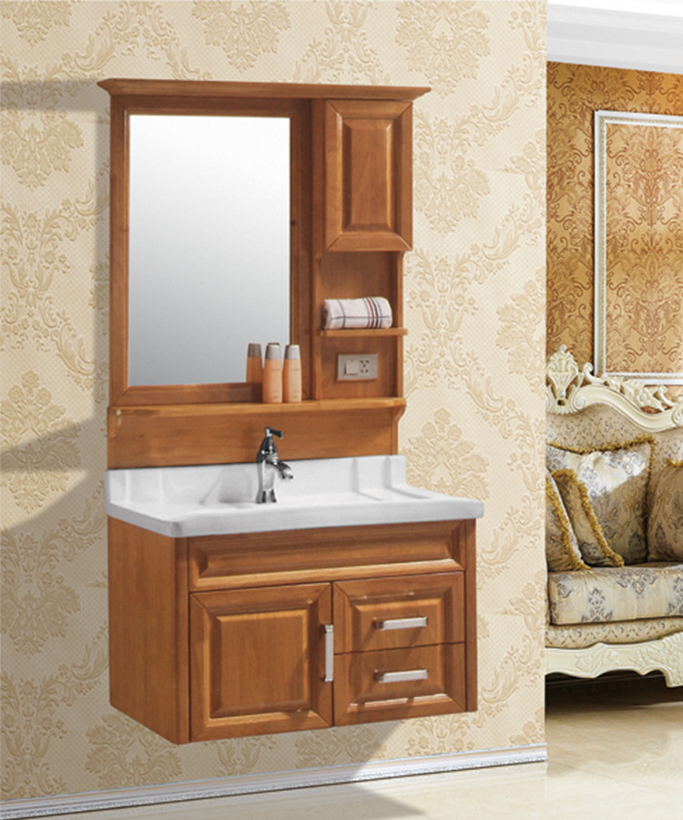 2017 Competitive Hot Product Oak Bathroom Furniture