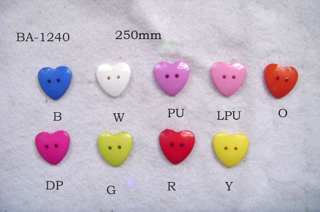 Button Craft Heart DIY Sawing Hobby