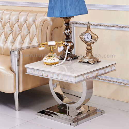 2016 latest Model Fancy Glass Side Table