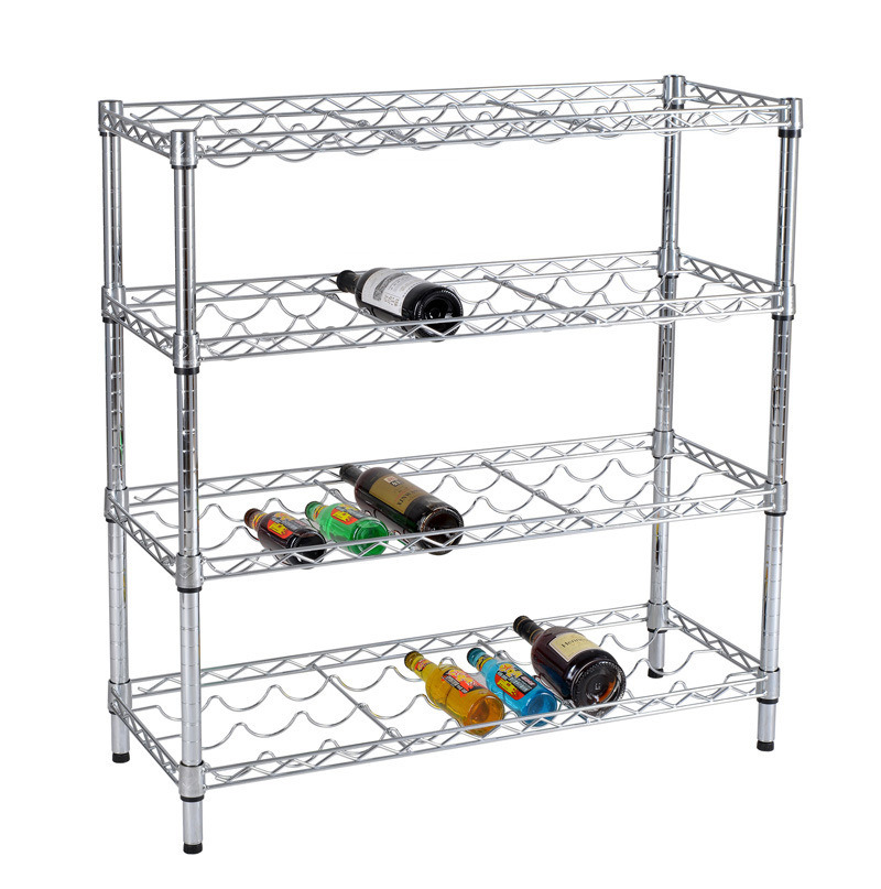 4 Tiers Adjustable Wine Shelving