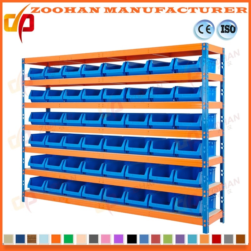 Plastic Storage Cabinets Shelving Garage Storage Containers Bins Racking (Zhr293)