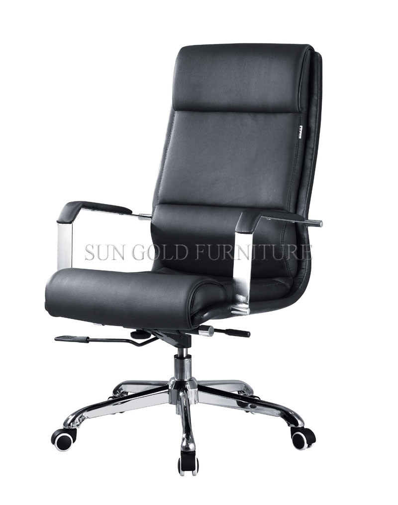 2018 Foshan Sun Gold Furniture Hot Sale Leather Manager Office Chair (SZ-OC104)