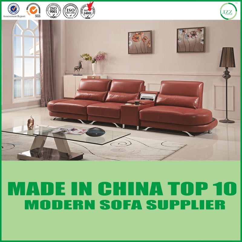 Simple Design Modern Genuine Leather Sofa