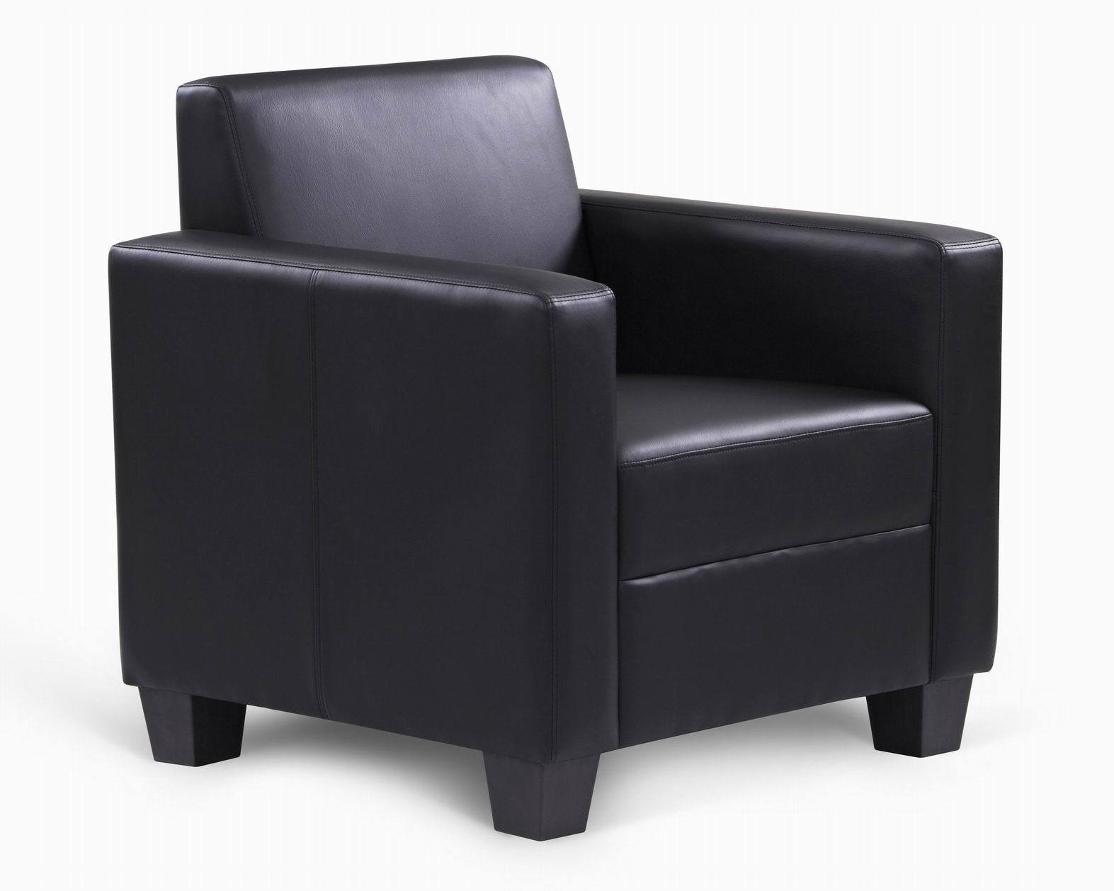 UK/Ca117 Fire Regulations PU Leather Single Sofa Tub Accent Chair (FS-902)