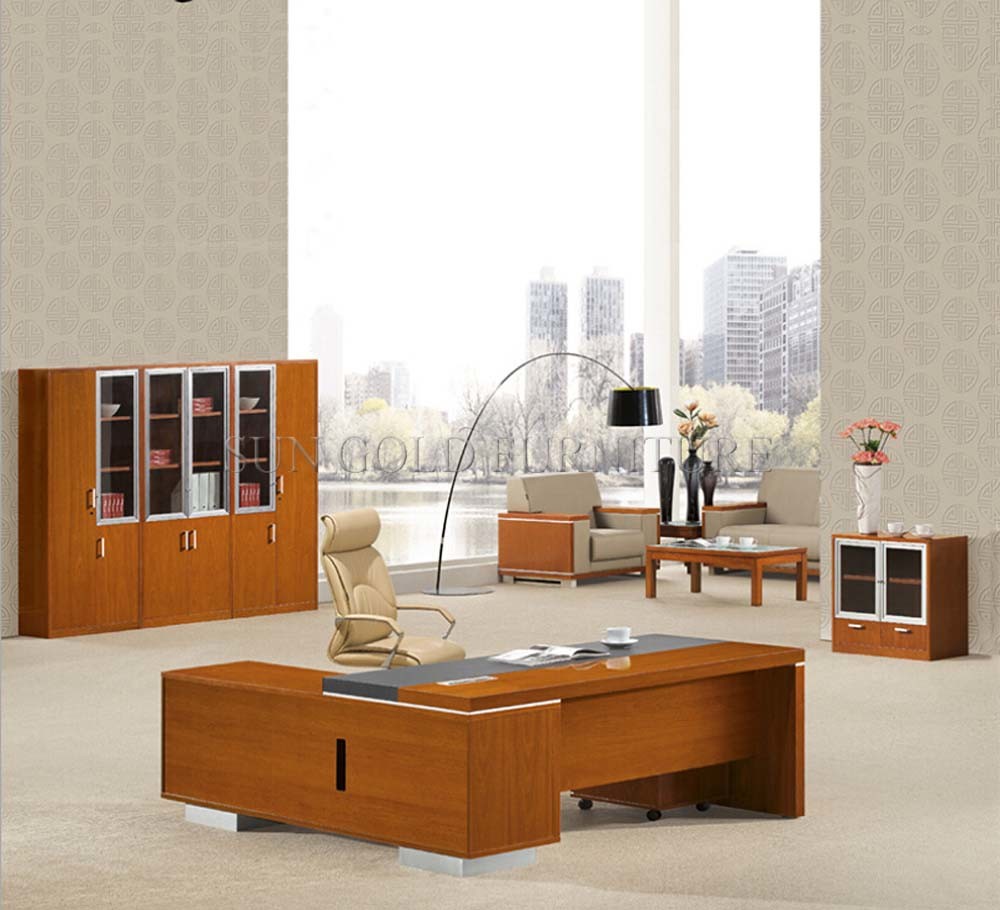 Contracted CEO Desk Furniture Withthree Drawer Cabinet (SZ-OD320)