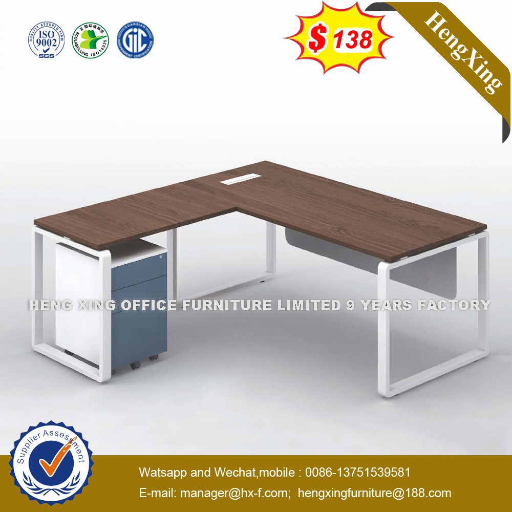 Coffee Table Attached Modest Panel Fob Term Executive Desk (HX-NT834)