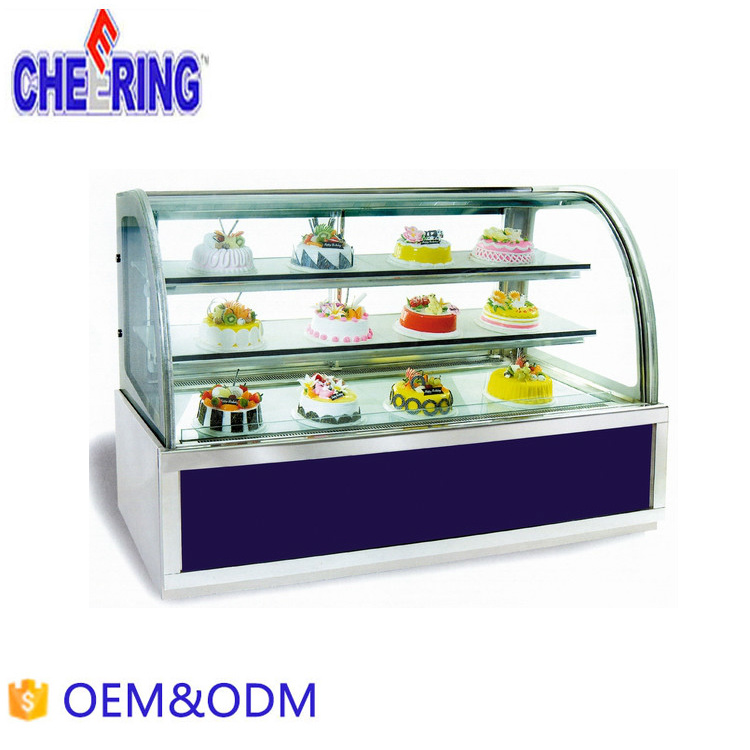 Rt Luxury Stainless Steel Commercial Box Display Showcase Cake Cabinet