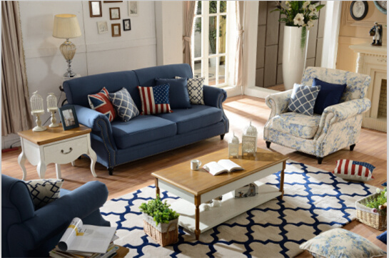 Furniture Sofa Set Factory Leisure Sofa with Fabric