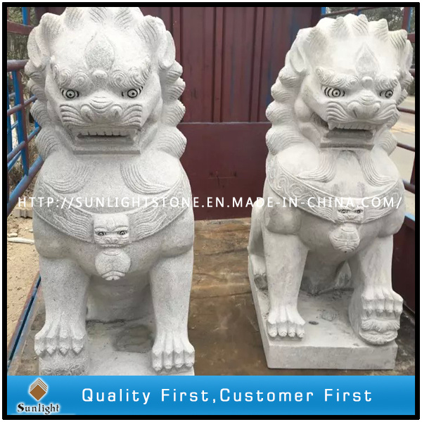 Stone Granite Marble Lion Sculpture for Garden Animal Statue