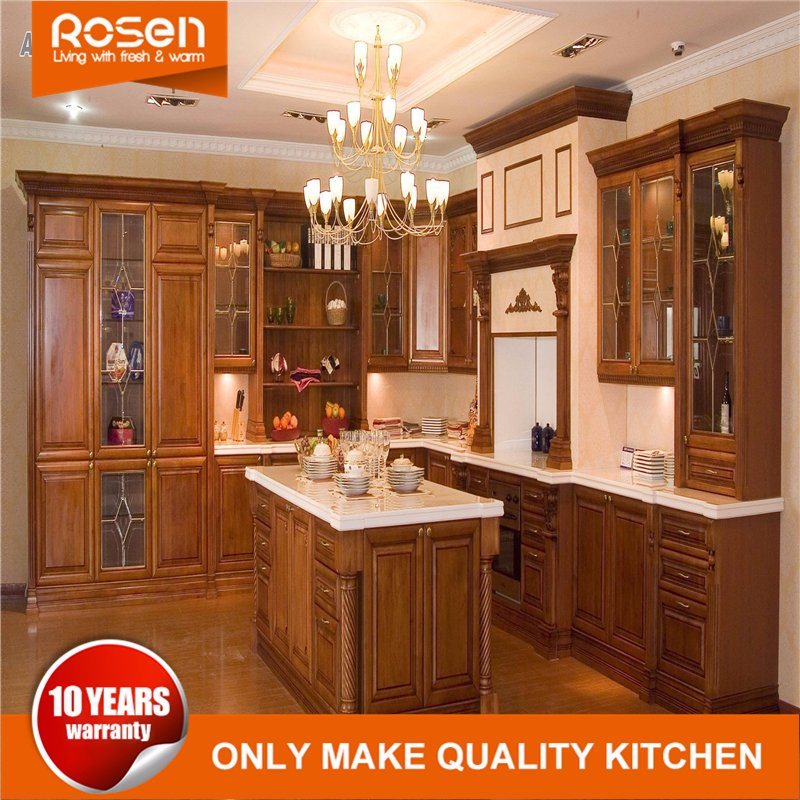 Chinese Hangzhou Made Modern Wooden Home Kitchen Furniture