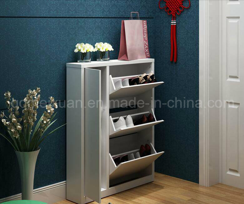 Solid Wooden Shoe Rack Cabinet (M-X2576)