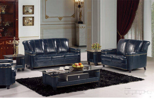 Antique Sofa Furniture Leather Sofa for Classical Sofa Set