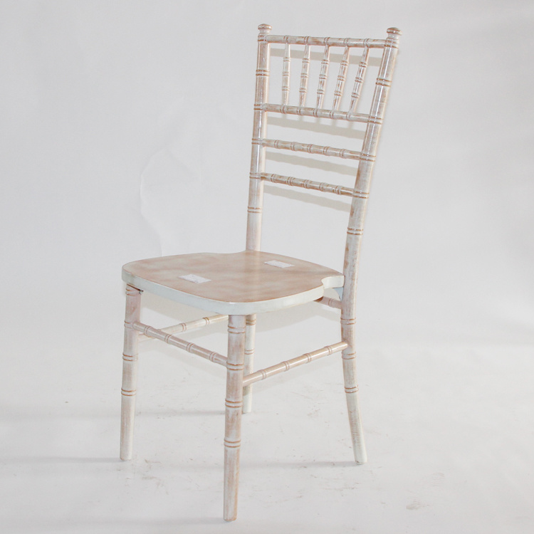 Hotsale Solid Wood Limewash Camelot Chair for Event and Hospitality