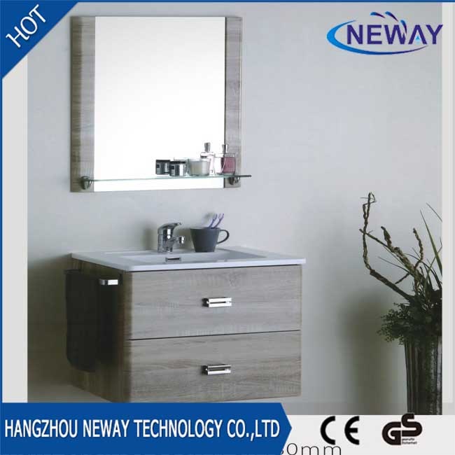 Modern Wall Mounted Hotel Bathroom Vanity with Mirror