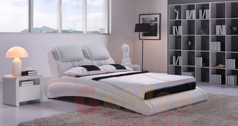 French Alibaba G893# Furniture Bedroom Soft Beds