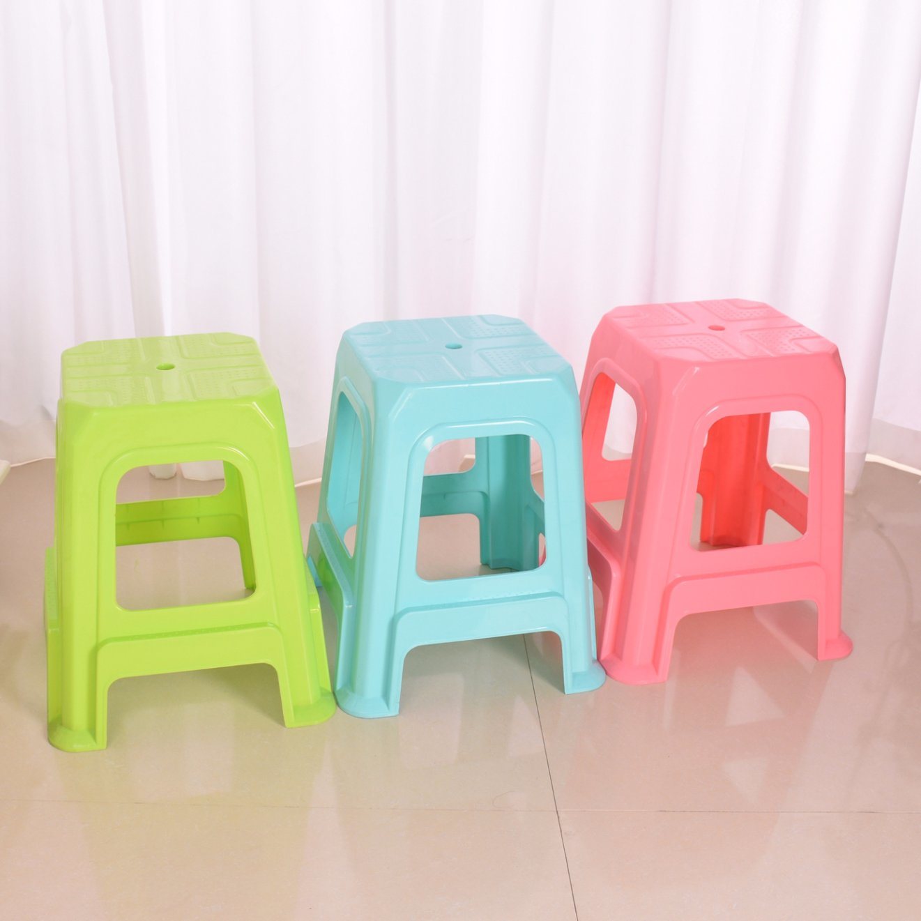 Morden Dining Stool Restaurant Plastic Stool High Plastic Stool