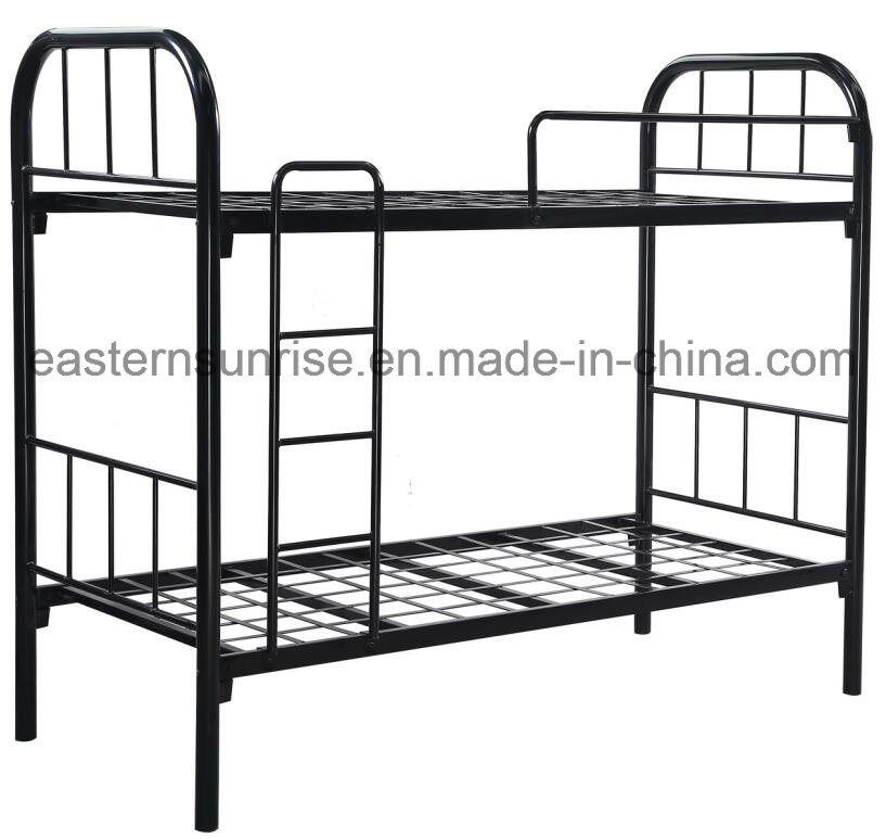 Modern Frame Soft Metal Bunk Bed