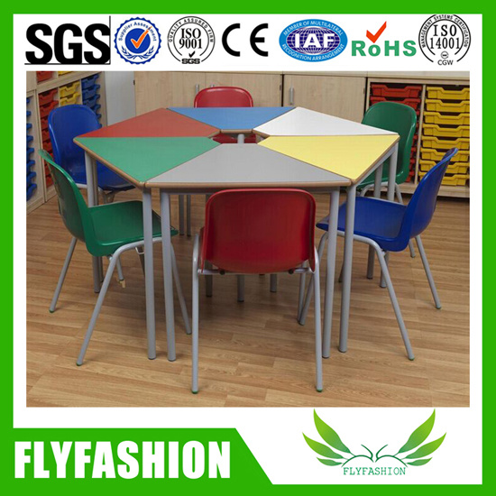 Primary School Furniture Study Table Chair Trapezoid Table (SF-41C2)