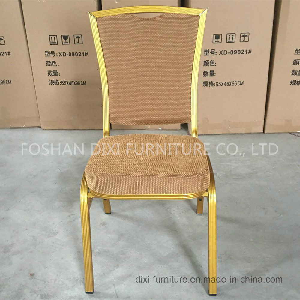 Hotel Banquet Restaurant Furniture Aluminum Stacking Chair