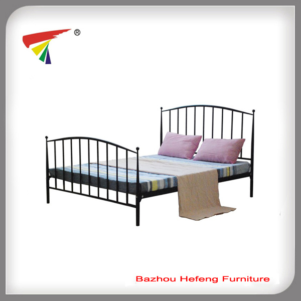 Metal Double Bed for Home Furniture (HF030)