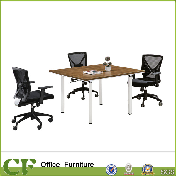 2018 White Leg Square Size Modern Metal Office Small Conference Table