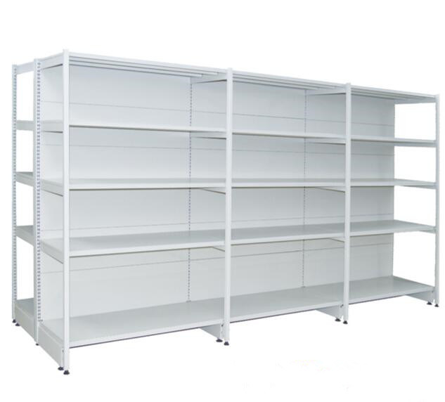 Hot Sale Supermarket Double Side Flat Back Panel Shelf in China