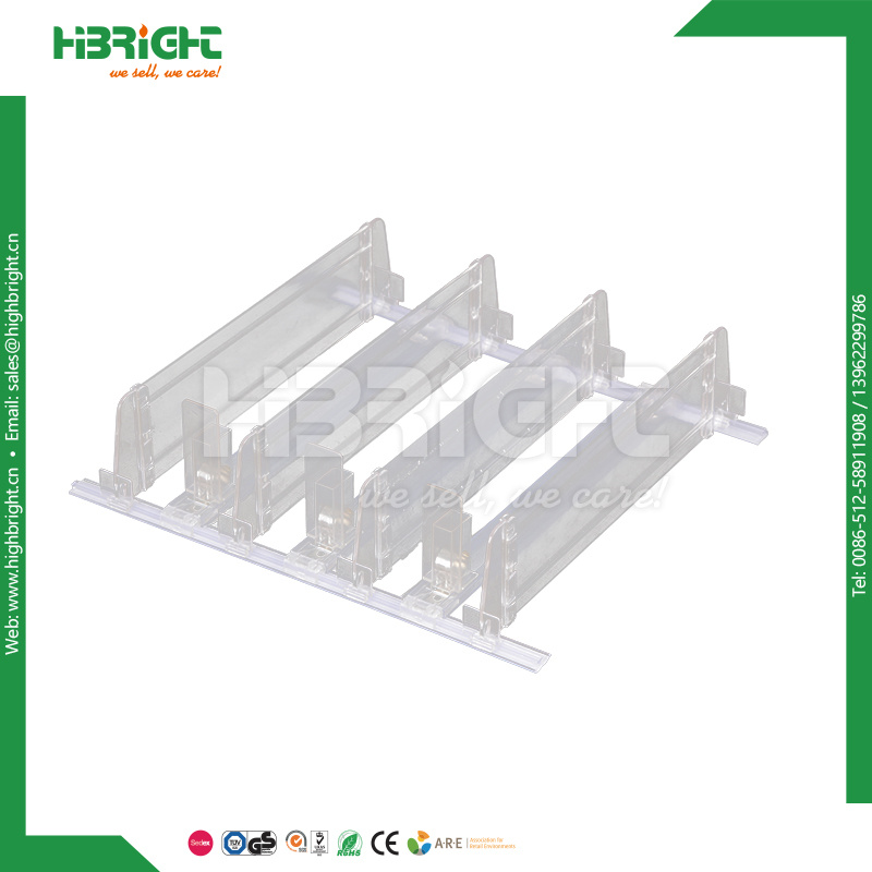 Supermarket Shelf Divider and Shelf Pusher